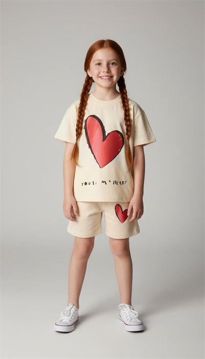 You My Heart Şortlu Takım