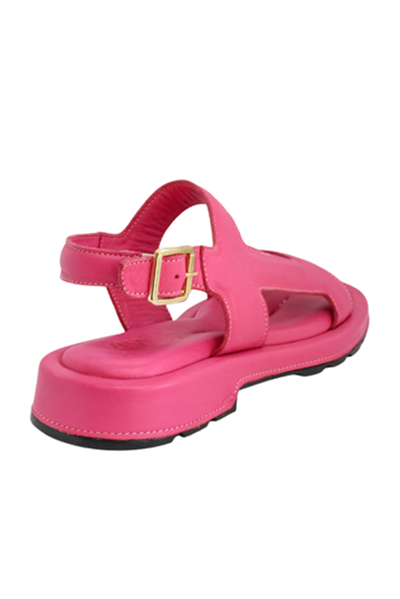 LYRA KADIN HAKİKİ DERİ SANDALET PEMBE
