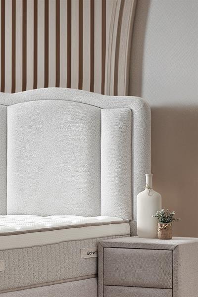 Bohem Serisi Çift Kişilik 3’lü Yatak Seti – Sandıklı Baza, Başlık ve Ortopedik Konfor