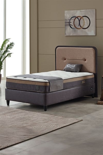 Cennet Yatak Asos Tek Kişilik 2li Baza Seti + Baza + Başlık