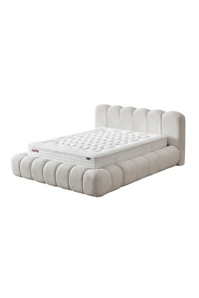 Cennet Yatak Avva Çift Kişilik 3’lü Set – Yatak + Baza + Başlık Soft Luxury Seri