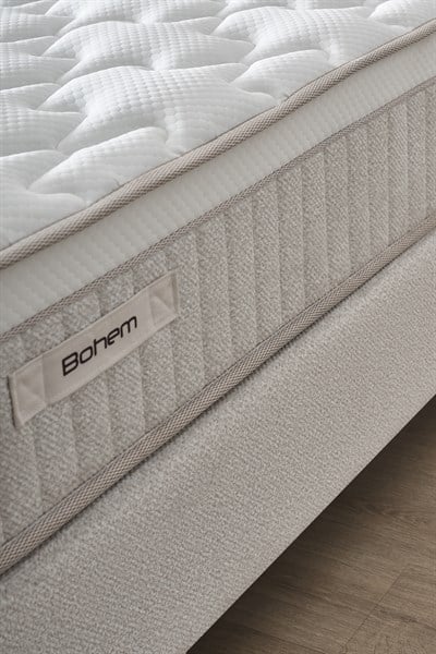 Cennet Yatak Bohem Plus Tek Kişilik Premium Ortopedik Pocket Yaylı Yatak – Isı Dengeleyici Konfor ve Sessiz Uyku