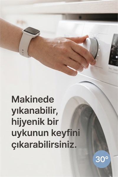 Cennet Yatak CottonSafe Tek Kişilik Sıvı Geçirmez Alez Full Kenar Lastikli Pamuk Yüzey Terletmez