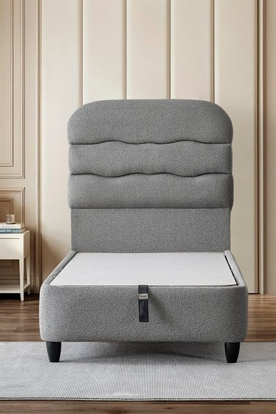 Cennet Yatak Fokus Model Tek Kişilik Baza Başlık Seti Sade Çizgilerle Akıllı Tasarım 2li Set