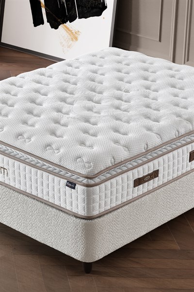 Cennet Yatak Form Trio Set – Modern Tasarım Yatak, Baza ve Başlık