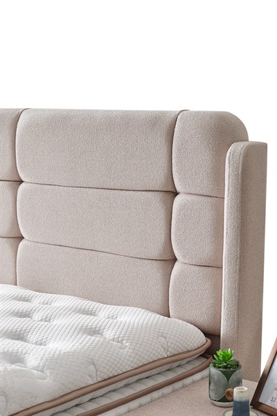 Cennet Yatak Form Trio Set – Modern Tasarım Yatak, Baza ve Başlık