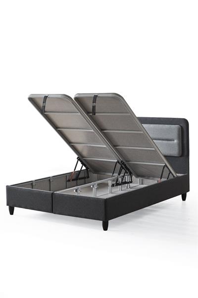 Cennet Yatak Gisele Çift Kişilik Sandıklı Baza ve Başlık Takımı 2’li Set