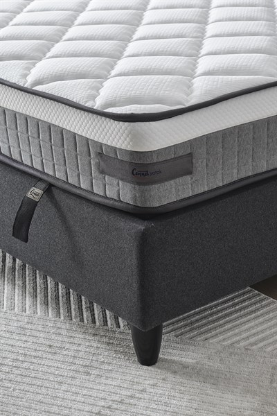 Cennet Yatak Gisele Modeli Çift Kişilik Pedli Paket Yaylı Full Ortopedik Antibakteriyel Yatak