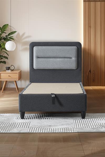 Cennet Yatak Gisele Tek Kişilik Sandıklı Baza ve Başlık Seti 2’li Set