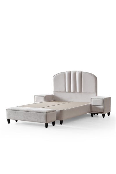 Cennet Yatak Imperial Comfort Serisi Dayanıklı Sandıklı Baza ve Modern Stil Başlık Seti