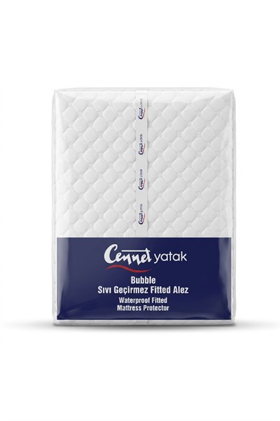Cennet Yatak LuxeGuard Çift Kişilik Sıvı Geçirmez Alez Üst Düzey Koruma Nefes Alan Full Kenar Lastikli