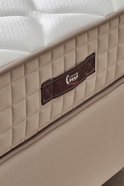 Cennet Yatak Manolya Modeli Tek Kişilik Antibakteriyel Yatak Full Ortopedik Paket Yaylı Sistem