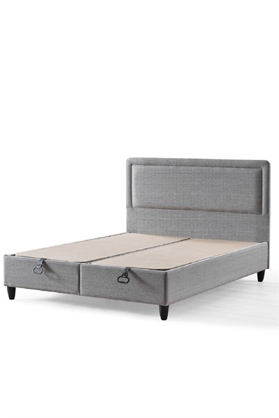 Cennet Yatak Melisa Çift Kişilik Sandıklı Baza ve Başlık 2’li Set Geniş Depolama