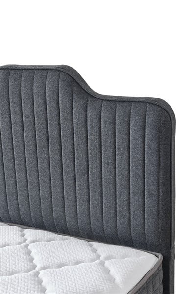 Cennet Yatak Menekşe Tek Kişilik Sandıklı Baza ve Dekoratif Başlık 2’li Set