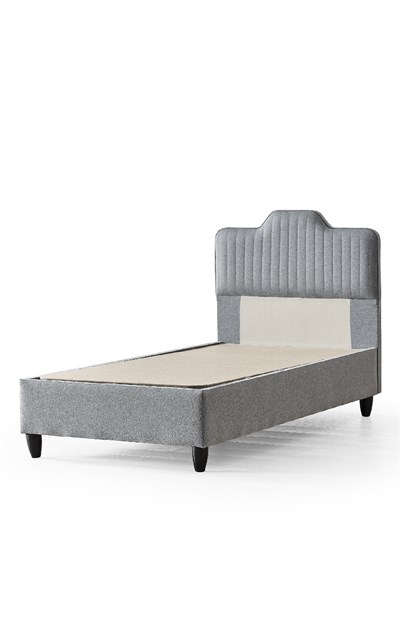 Cennet Yatak Menekşe Tek Kişilik Sandıklı Baza ve Dekoratif Başlık 2’li Set