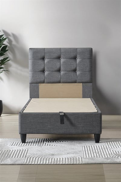 Cennet Yatak Mimoza Tek Kişilik Sandıklı Baza ve Başlık Seti 2’li Set