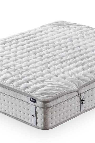 Cennet Yatak Monarcy Modeli Çift Kişilik Ultra Lüks Yatak – Kraliyet Konforu