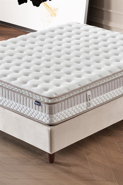 Cennet Yatak Oslo Soft Touch 3’lü Yatak Seti – Yüksek Konfor Pedli Yatak, Fonksiyonel Baza ve Modern Başlık