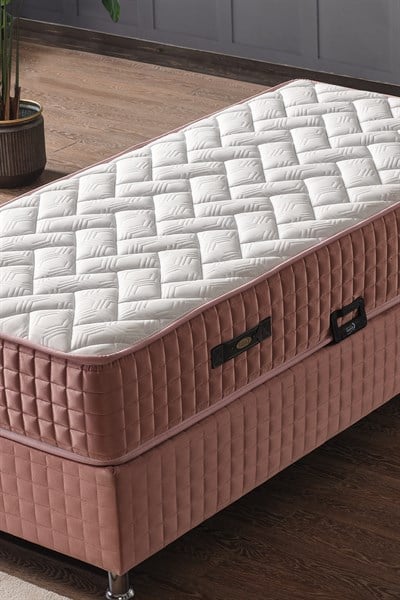Cennet Yatak Pink Elegant 3 Parça Uyku Seti – Genç Kız Odaları İçin Özel Renk Tonlarıyla Uyumlu Yatak, Baza ve Başlık