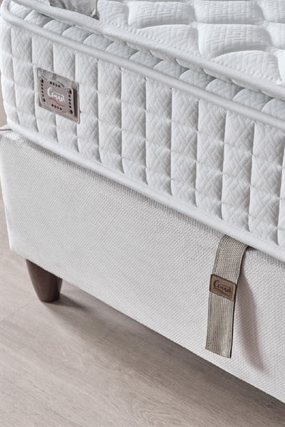 Cennet Yatak Zambak Modeli Tek Kişilik Antibakteriyel Pedli Yatak Full Ortopedik Paket Yaylı Yatak