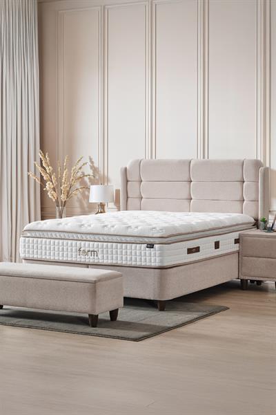 Form Trio Set – Modern Tasarım Yatak, Baza ve Başlık