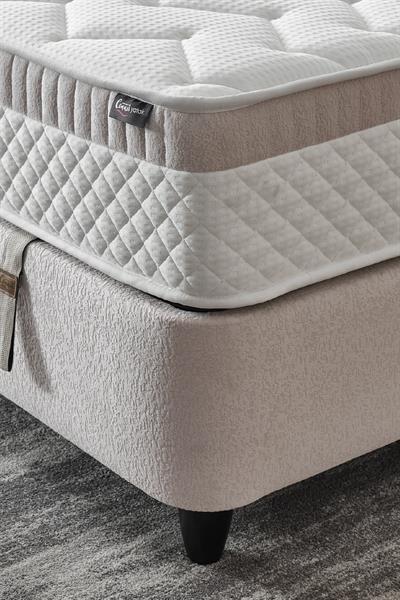 Imperial Comfort Gizli Pedli Yaylı Yatak, Sandıklı Baza ve Kapitoneli Başlık 3’lü Seti