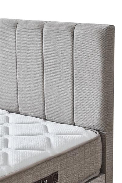 Manolya Çift Kişilik Sandıklı Baza ve Şık Başlık 2’li Set