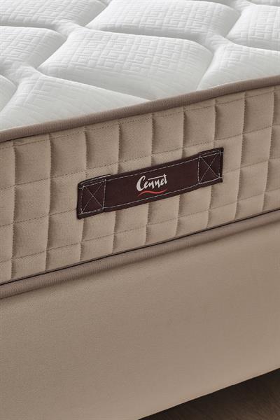 Manolya Modeli Çift Kişilik Antibakteriyel Ortopedik Yatak Paket Yaylı Sistem