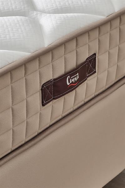 Manolya Modeli Tek Kişilik Antibakteriyel Yatak Full Ortopedik Paket Yaylı Sistem