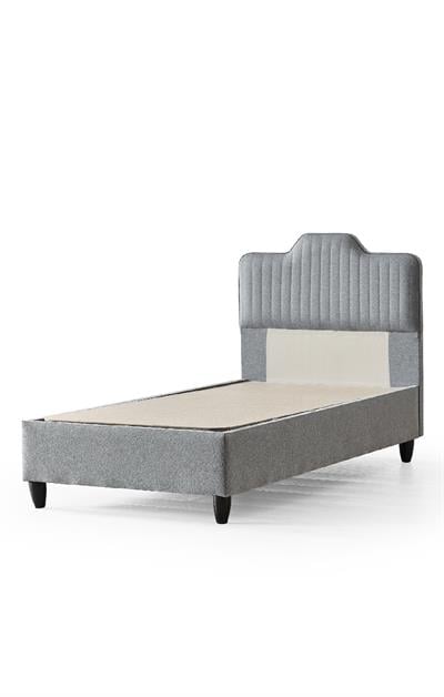 Menekşe Tek Kişilik Sandıklı Baza ve Dekoratif Başlık 2’li Set