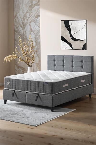 Mimoza Modeli Çift Kişilik Paket Yaylı Yatak Full Ortopedik ve Antibakteriyel Özellikli