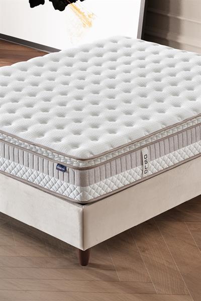 Oslo Soft Touch 3’lü Yatak Seti – Yüksek Konfor Pedli Yatak, Fonksiyonel Baza ve Modern Başlık