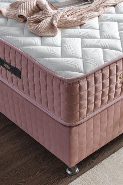 Pink Elegant 3 Parça Uyku Seti – Genç Kız Odaları İçin Özel Renk Tonlarıyla Uyumlu Yatak, Baza ve Başlık