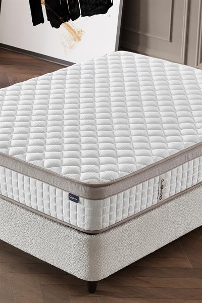 Polo Grand 3 Parça Uyku Seti – Sağlıklı Destek Sunan Yatak, Depolama Alanlı Baza ve Aydınlatmalı Başlık