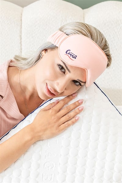 Soğuk Jel Uyku Bandı Pembe Göz Dinlendirici ve Serinletici Jel Göz Maskesi