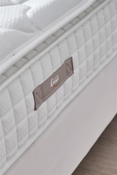 Zambak Modeli Çift Kişilik Pedli Paket Yaylı Full Ortopedik Antibakteriyel Yatak