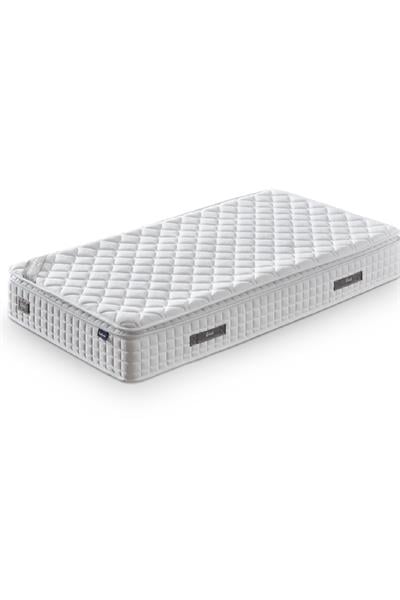 Zambak Modeli Tek Kişilik Antibakteriyel Pedli Yatak Full Ortopedik Paket Yaylı Yatak