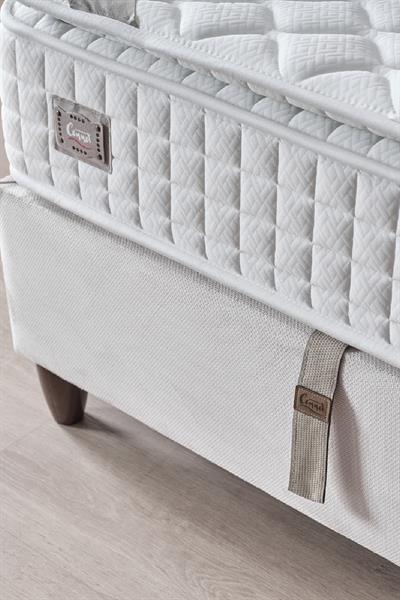 Zambak Modeli Tek Kişilik Antibakteriyel Pedli Yatak Full Ortopedik Paket Yaylı Yatak