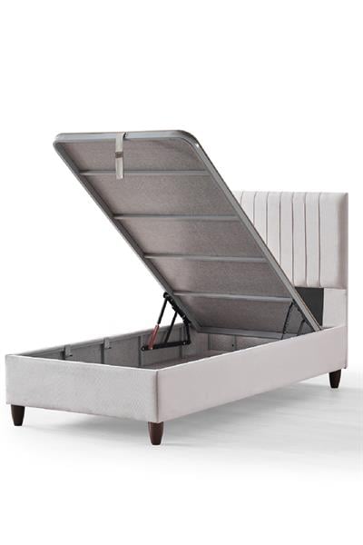 Zambak Tek Kişilik Sandıklı Baza ve Başlık Seti 2’li Set