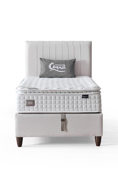 Zambak Tek Kişilik Sandıklı Baza ve Başlık Seti 2’li Set