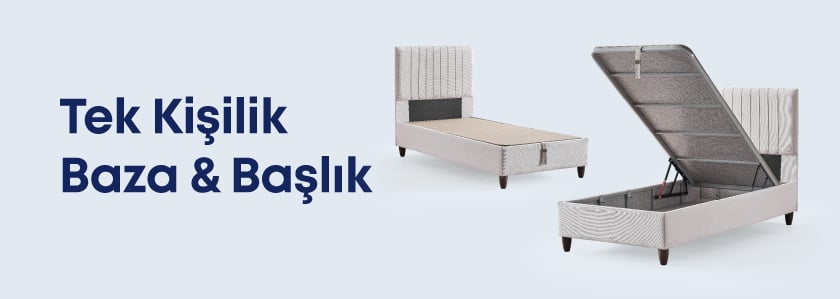 Tek Kişilik Baza ve Başlık Görseli
