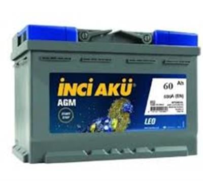 12V 60 AH AGM 3 yıl garanti OTOMOBİL VE HAFİF TİCARİ START-STOP AGM