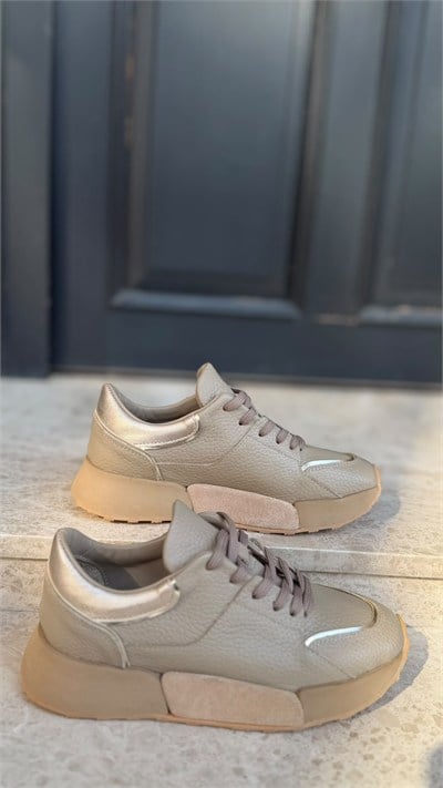 Nubuk Deri Özel Üretim El Yapımı Spor Vizon