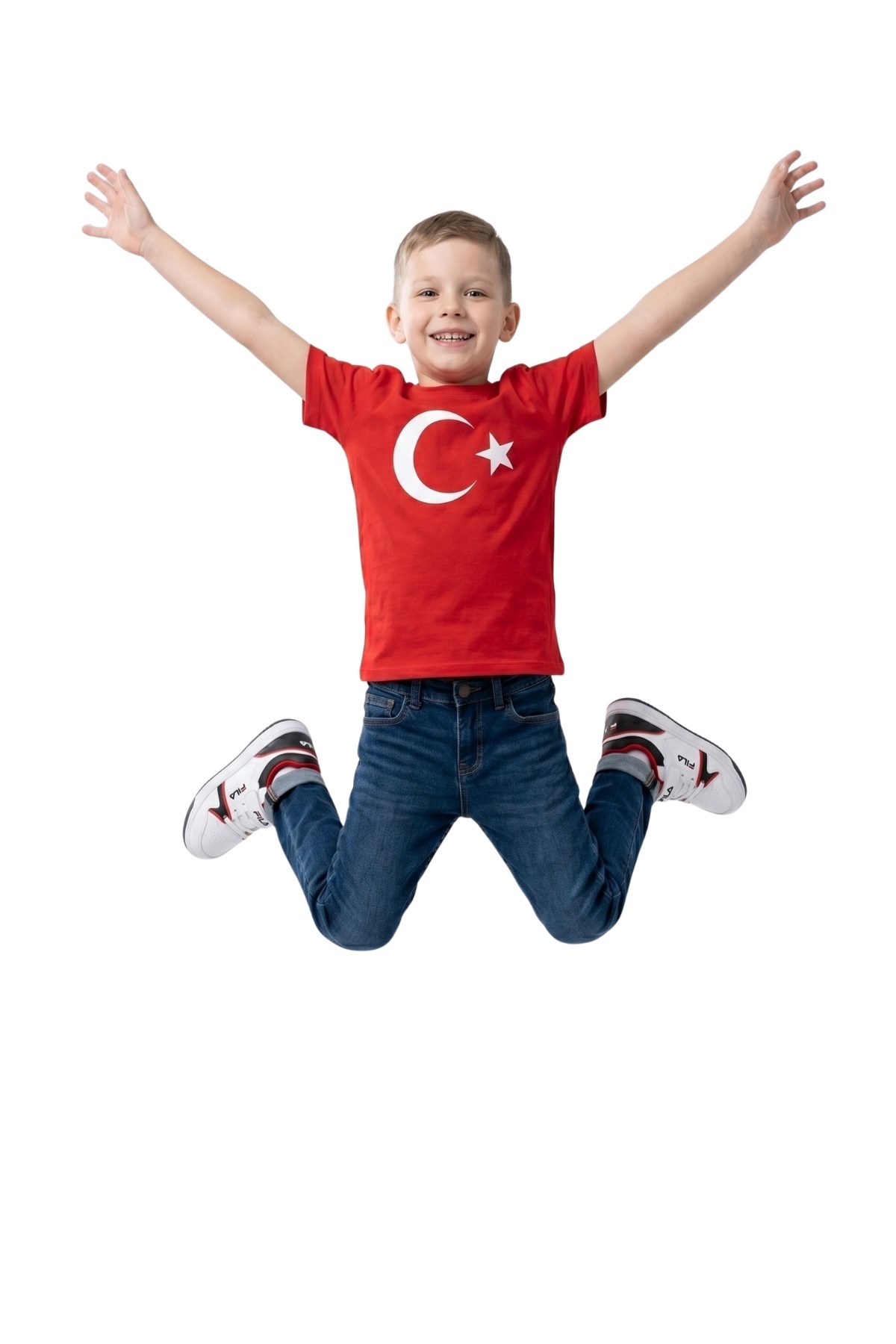 Ay Yıldız Baskılı Unisex Tshirtler