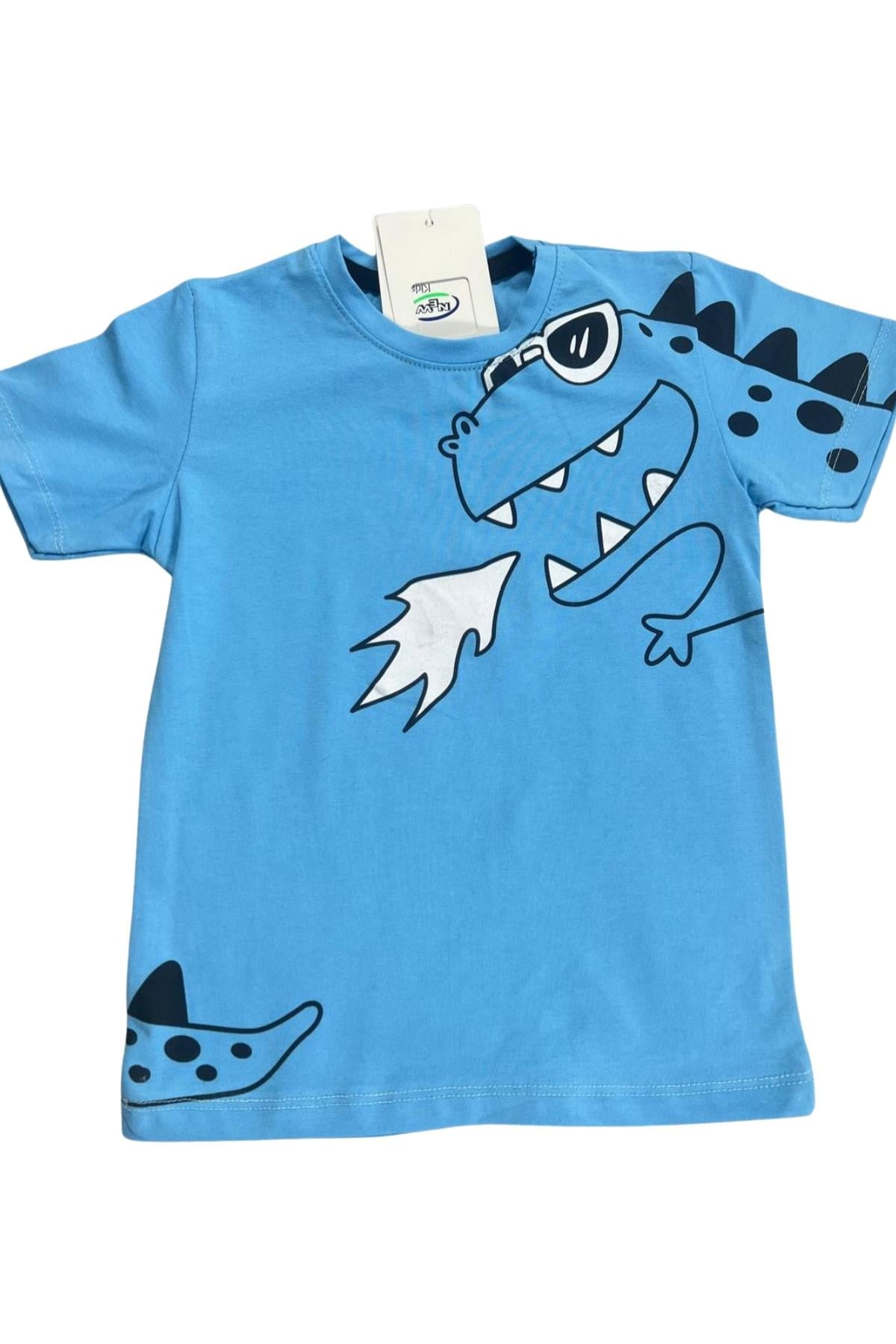 Dinozor Baskı Erkek Çocuk Takım