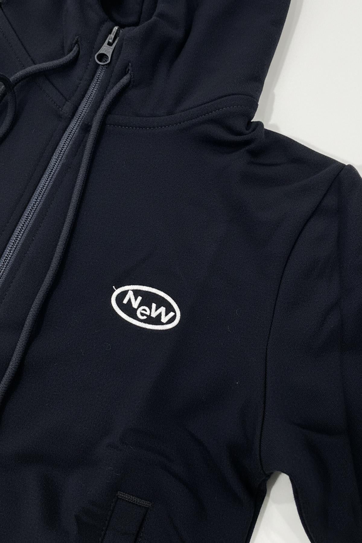 Fermuarlı Kapüşonlu Cepli Unisex Çocuk Eşofman Takımı
