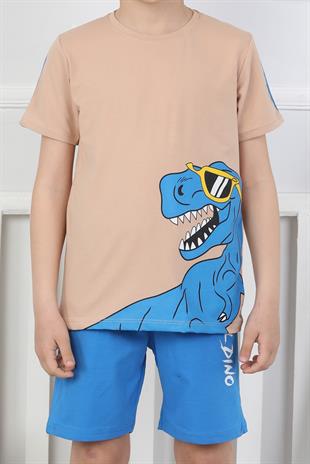 Dinozor Baskı Erkek Çocuk Takım