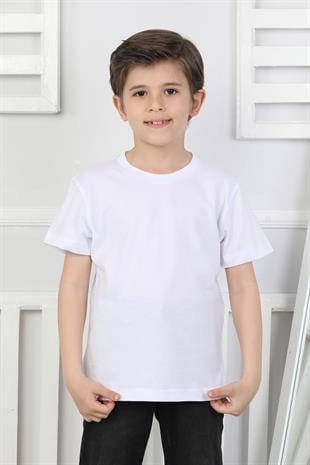 Düz Erkek Çocuk Tişört