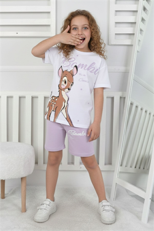 Bambi Baskı Kız Çocuk Takım