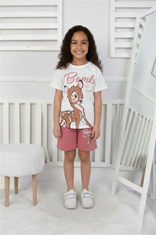 Bambi Baskı Kız Çocuk Takım